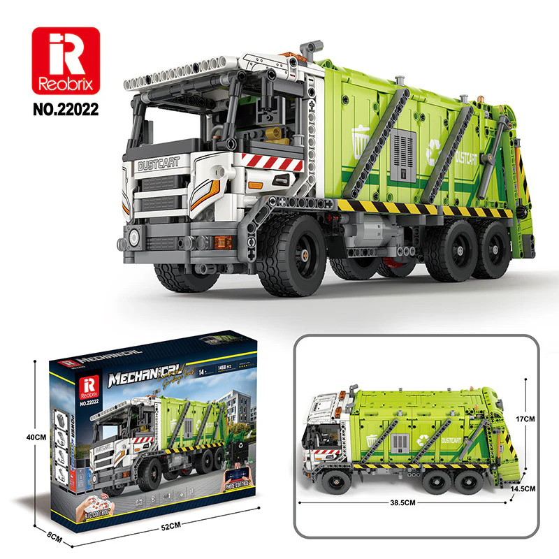 1468PCS Reobrix 22022 Compressed Garbage Truck - Image 6