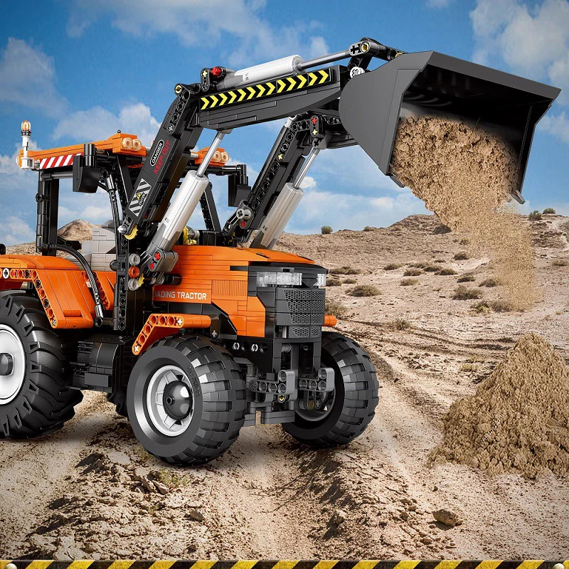 1496pcs Reobrix 22024 Loading Tractor - Image 3