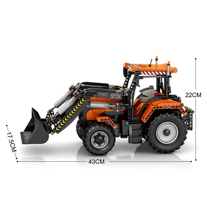 1496pcs Reobrix 22024 Loading Tractor - Image 4