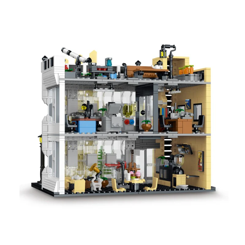 1499 pcs XMORK 20118 Cities Office - Image 2