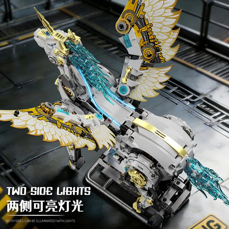 1499pcs MJi 13106 Mecha Unicorn - Image 3