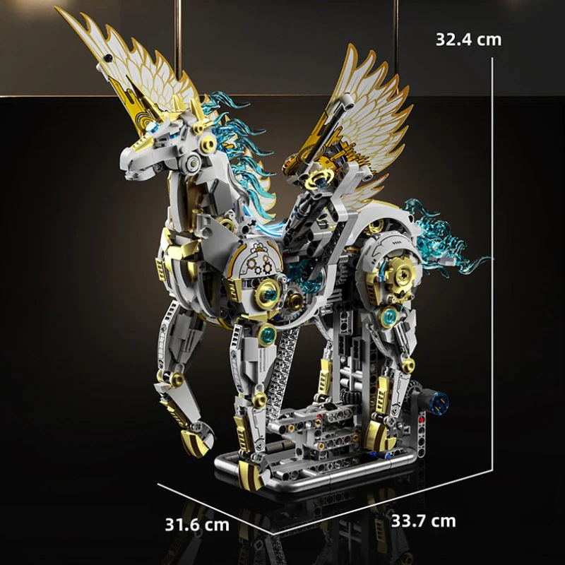 1499pcs MJi 13106 Mecha Unicorn - Image 4