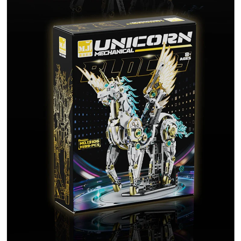 1499pcs MJi 13106 Mecha Unicorn - Image 5