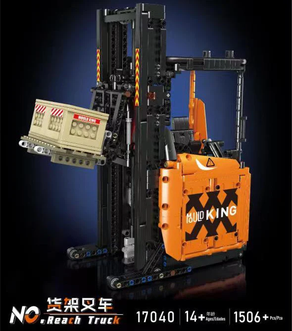 1506 PCS Mould King 17040 17041 Reach Truck - Image 2