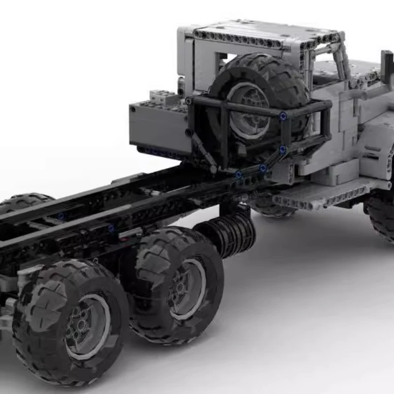 1514pcs MOC-126303 KrAZ-255 - Image 6