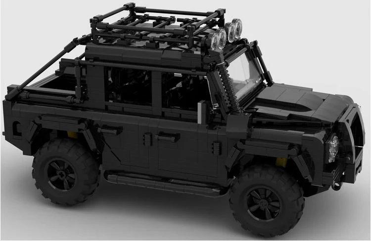 1528pcs MOC-75245 Land Rover Defender SVX Spectre - Image 2