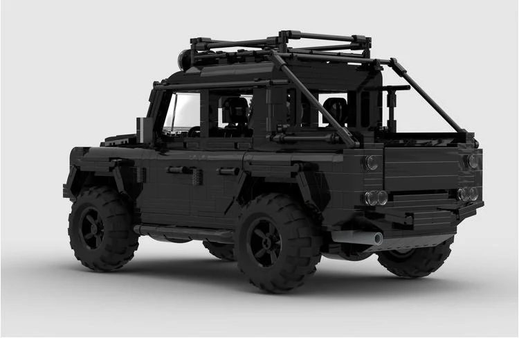 1528pcs MOC-75245 Land Rover Defender SVX Spectre - Image 4