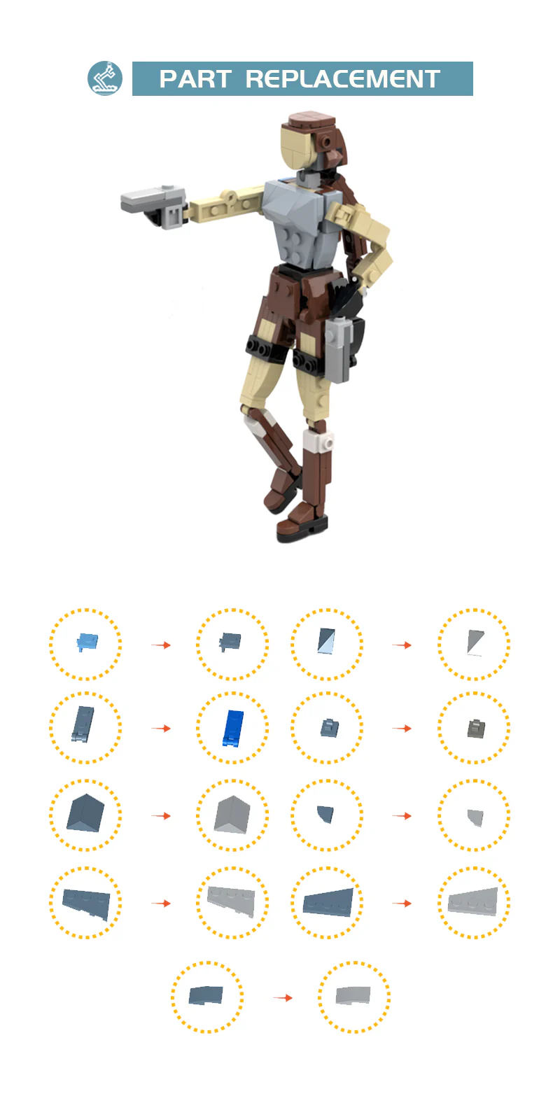153PCS MOC-119244 Lara Croft - Image 4