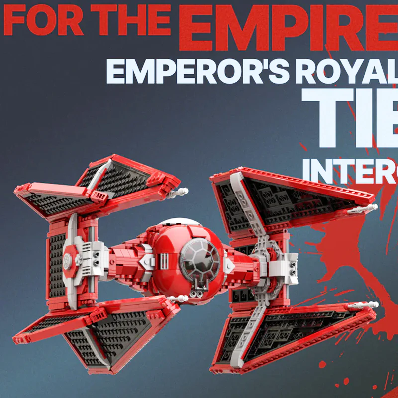 1559PCS MOC-60564 Mperor's Royal Guard TIE / IN Interceptor Starfighter - Image 5
