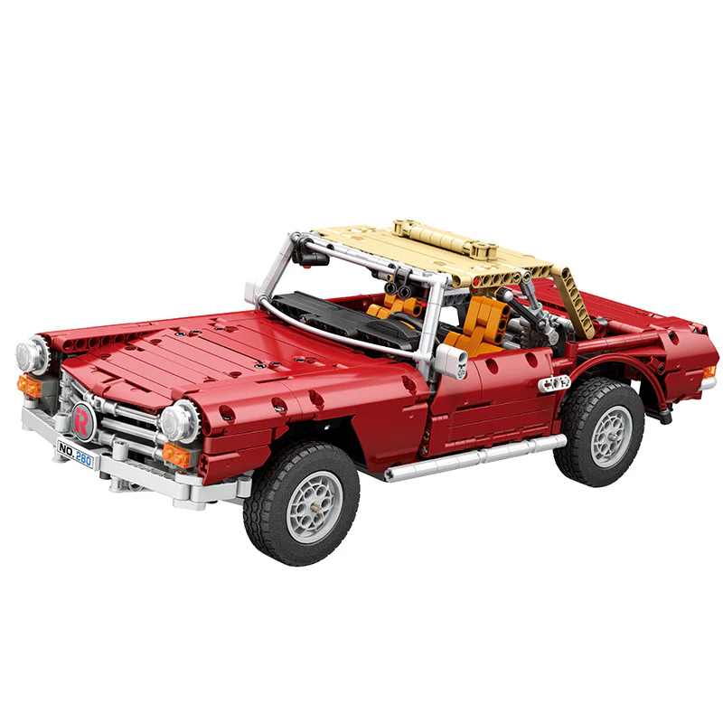 1578PCS Reobrix RB11005 Vintage Mercedes Benz 280SL Dynamic - Image 2