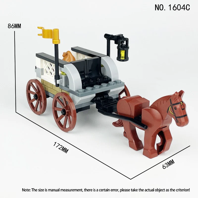 1604A-E 1601-I-A 1601-I-B 1601-J 76419 Medieval Carriage Weapon Kit minifigure - Image 13