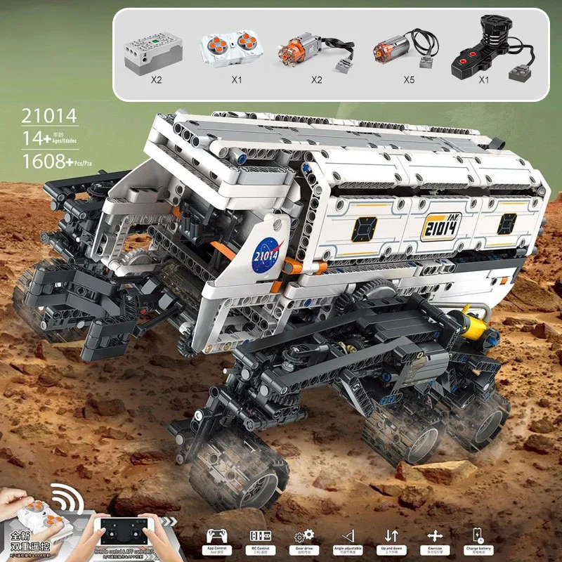 1608PCS Mould king 21014 Mars Explorer - Image 2