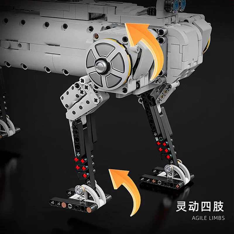 1613pcs 12GO 96009 Unmanned Robot Dog - Image 3