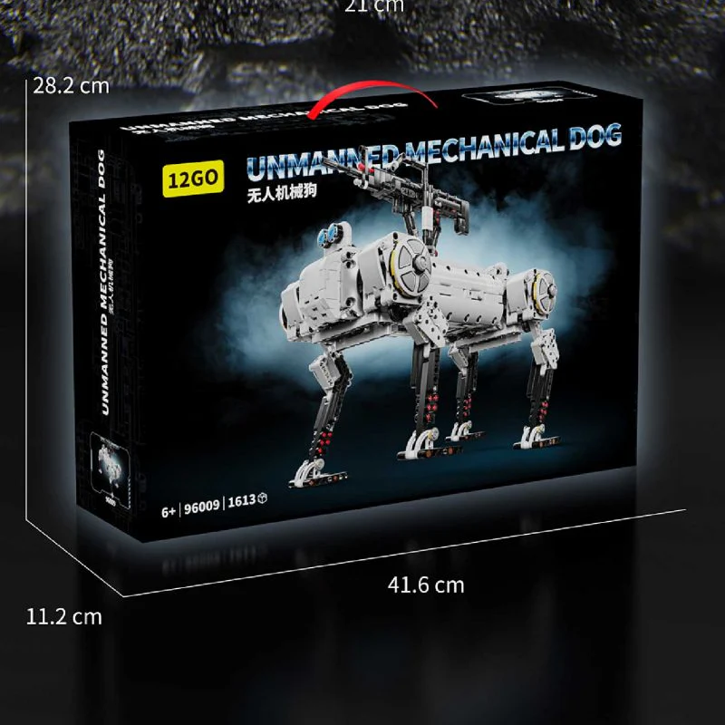 1613pcs 12GO 96009 Unmanned Robot Dog - Image 7
