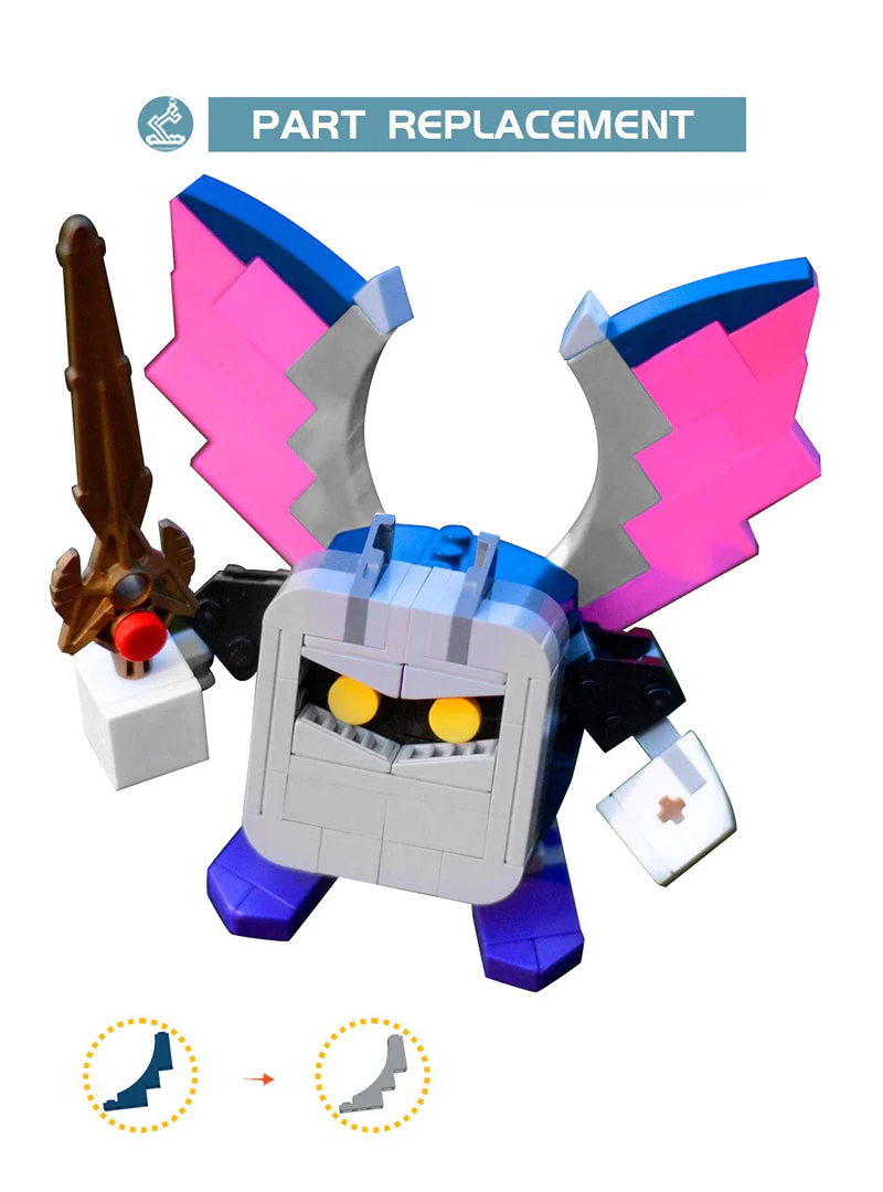 163PCS MOC Kirby（meta knight） - Image 5