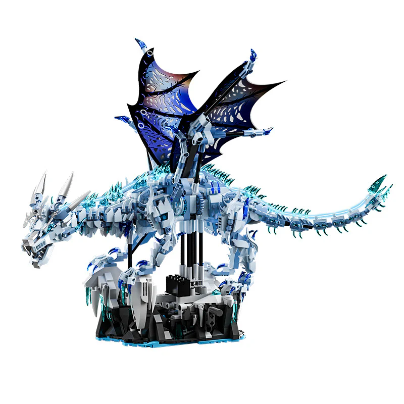1646pcs MJi 13093 The Dark Ice Dragon - Image 3