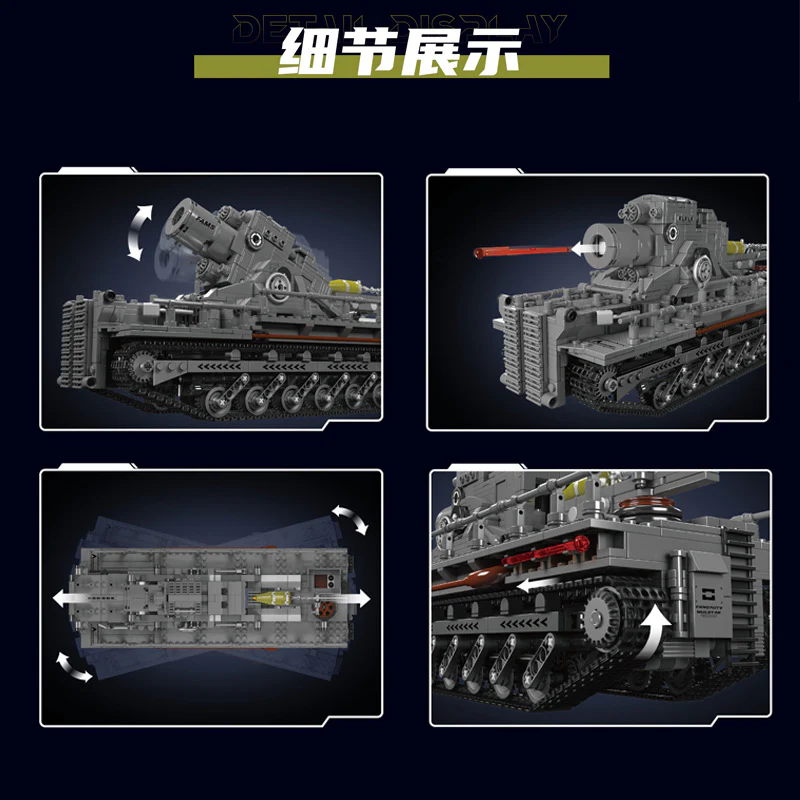 1648 pcs MouldKing 20028 Karl Mortar - Image 3