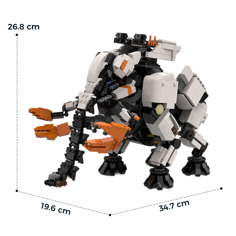 1654pcs MOC-165079 Horizon(Tremortusk) - Image 5