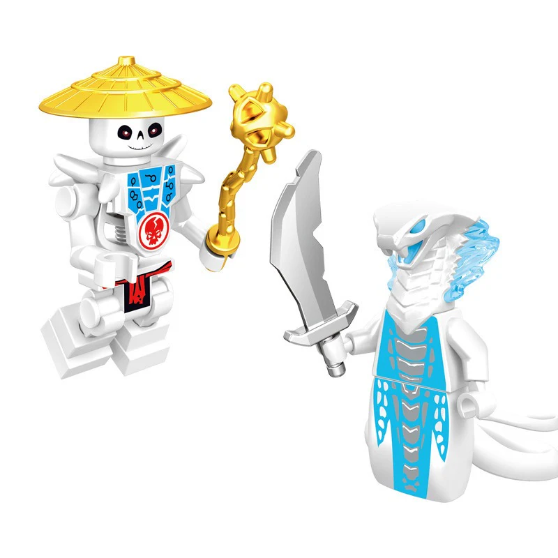 16pcs 61038 Phantom Ninja Wars Snake Monsters Minifigures - Image 2