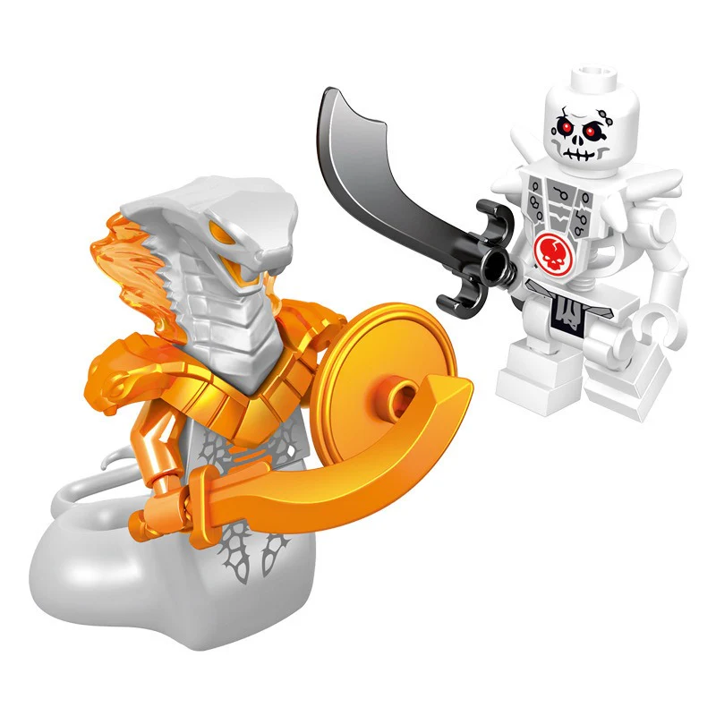 16pcs 61038 Phantom Ninja Wars Snake Monsters Minifigures - Image 3