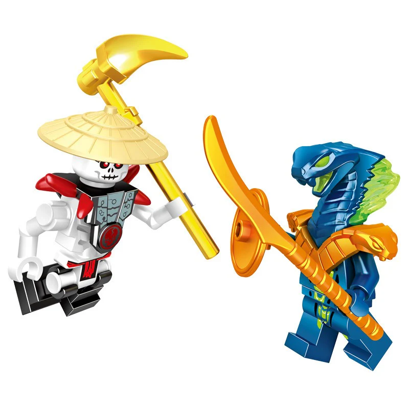 16pcs 61038 Phantom Ninja Wars Snake Monsters Minifigures - Image 6