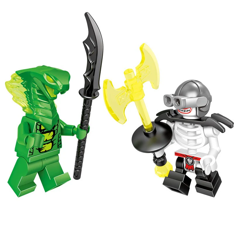 16pcs 61038 Phantom Ninja Wars Snake Monsters Minifigures - Image 7