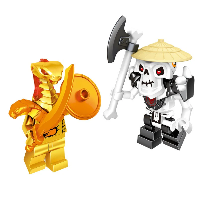 16pcs 61038 Phantom Ninja Wars Snake Monsters Minifigures - Image 8