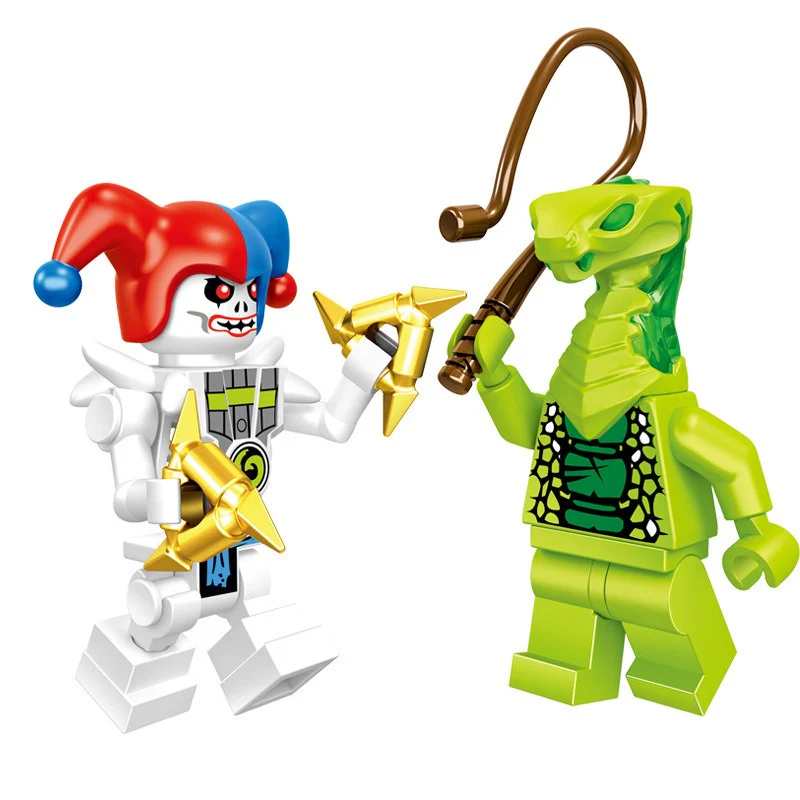 16pcs 61038 Phantom Ninja Wars Snake Monsters Minifigures - Image 9