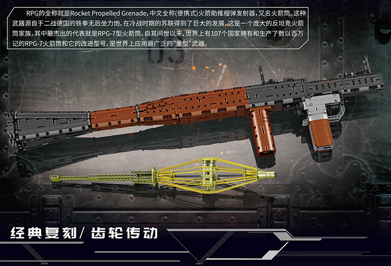 1706PCS 14017 MOULDKING Rocket-propelled Grenade - Image 5