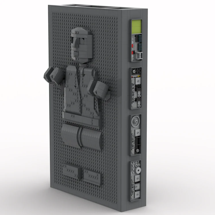 1717PCS MOC-94303 HanSolo in Carbonite Mega Figure - Image 3