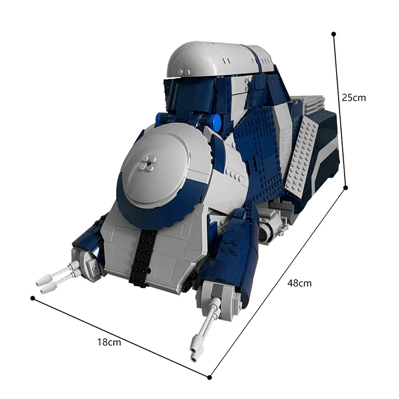 1724pcs MOC-52035 MTT Clone Wars/Battlefront 2 - Image 3