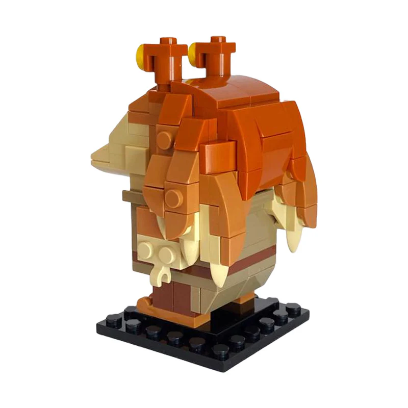 172Pcs MOC-86000 Jar Jar BrickHeadz - Image 3