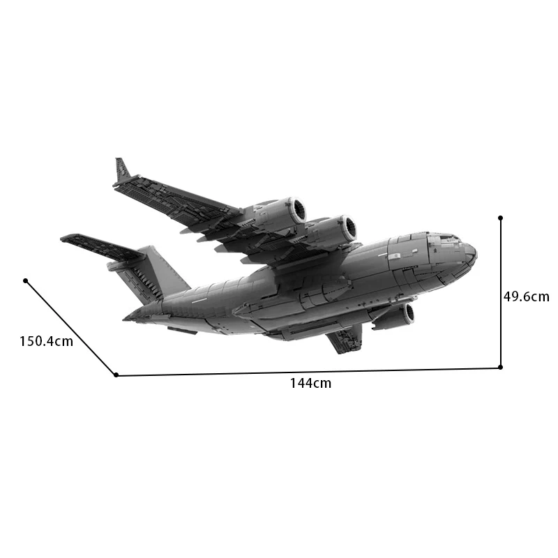 17480pcs MOC-193079 Boeing C-17 Globemaster III - Image 5