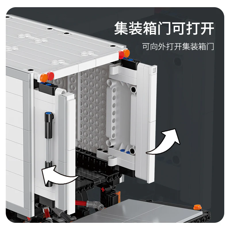 1755PCS HAPPY BUILD YC2201 Medium Truck With Tail Lift - Image 4
