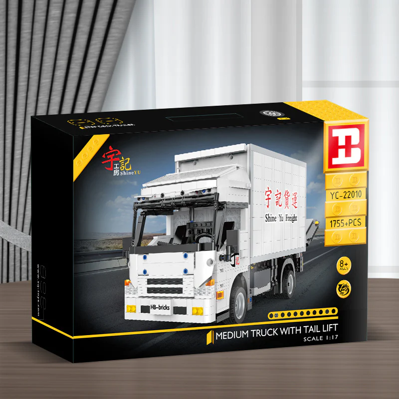 1755PCS HAPPY BUILD YC2201 Medium Truck With Tail Lift - Image 5