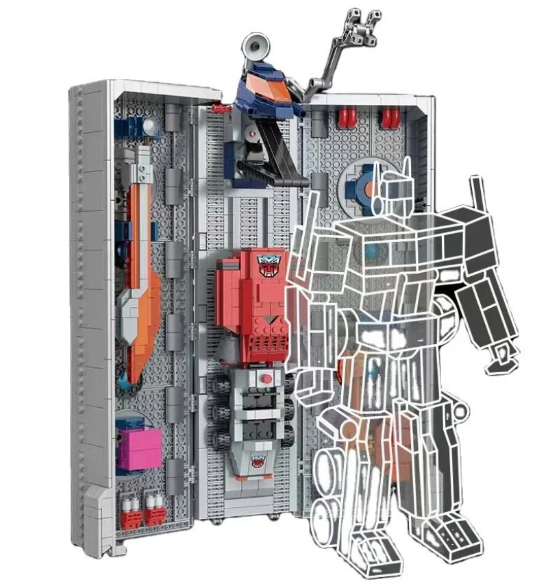 1766 Pcs 77036 Optimus Prime Truck Compartment - Image 2