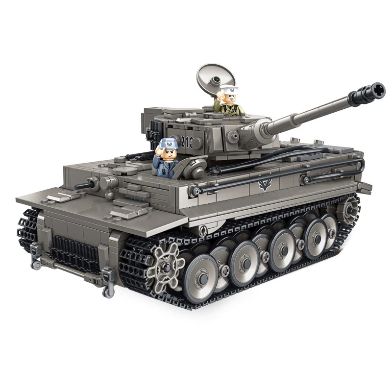 1776 PCS PANLOS 632015 Panzerkampfwagen VI Ausf. E Tiger I Heavy Tank - Image 4