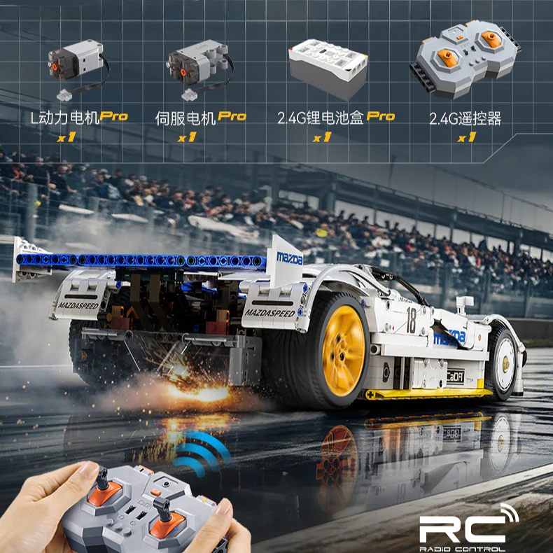 1797 pcs CaDA C63007 Mazda 787B 1:10 - Image 9