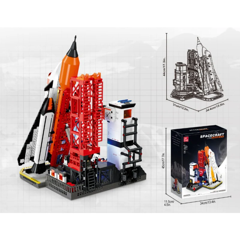 1797pcs JIESTAR Space Launch Facility - Image 7