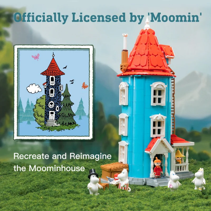 1800 pcs Pantasy 87201 Moomin House - Image 2