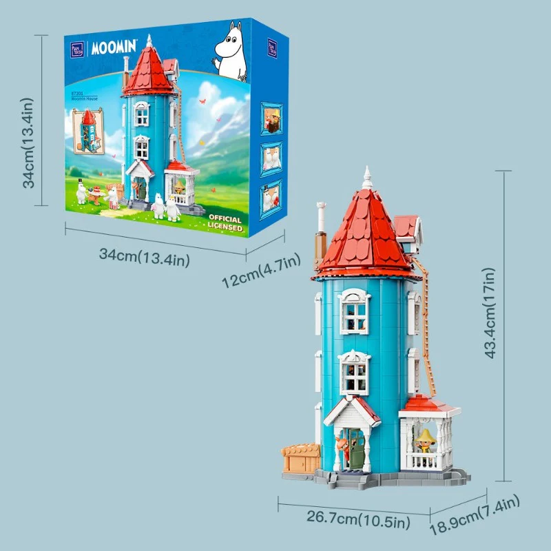1800 pcs Pantasy 87201 Moomin House - Image 6