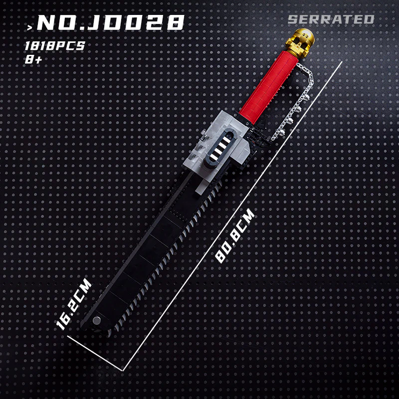 1818PCS XJD JD028 Chainsaw sword includes motor - Image 3