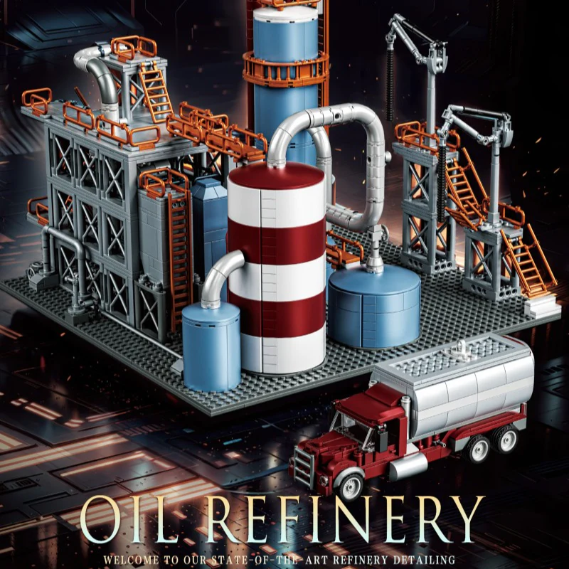 1831pcs BK 33200 Oil refinery - Image 2