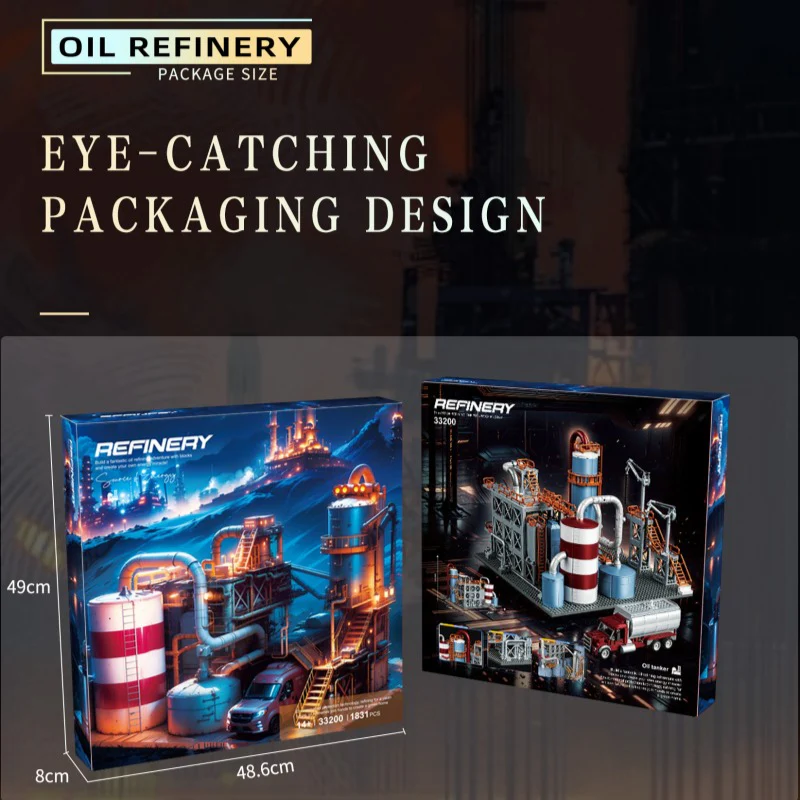 1831pcs BK 33200 Oil refinery - Image 6