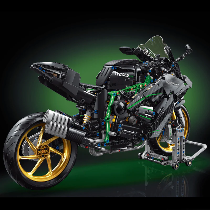 1858PCS TGL T4019 KAWASAKI H2R 1:5 Motorcycle - Image 2