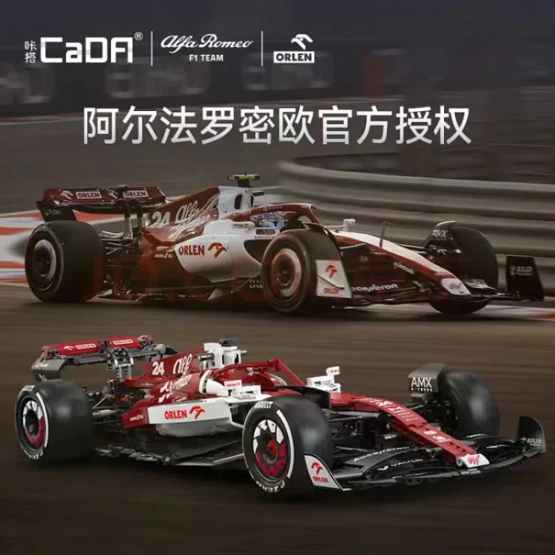 1868pcs CADA C64005 Alfa Romeo F1 Team ORLEN C42 2022 - Image 2