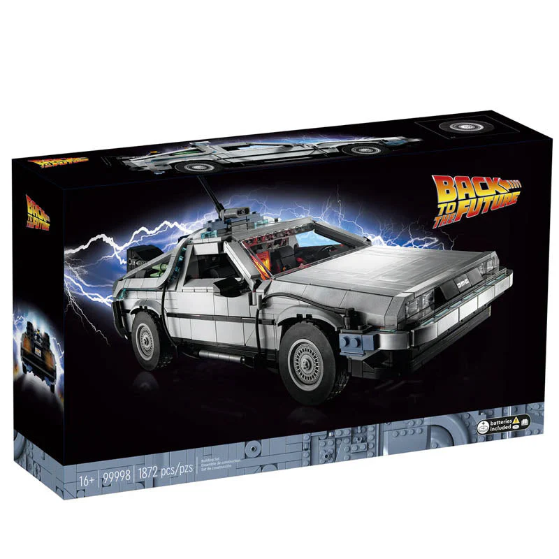 1872 PCS 99998 DeLorean DMC-12 Back to the Future Time Machine Compatible Custom Stand 10300 - Image 6