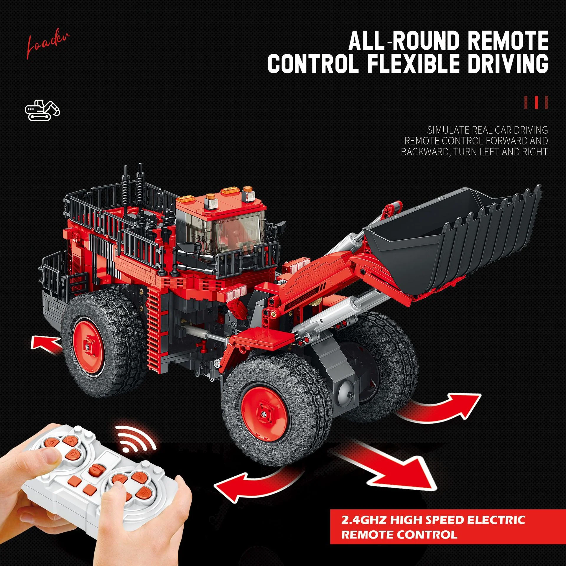 1876PCS Reobrix RB22009 Engineering Series Loader - Image 5