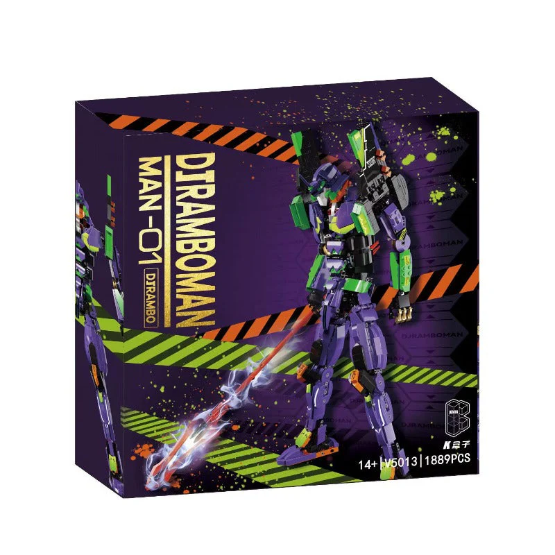 1889pcs V5013 Kbox DJ-Rambo Man-01 - Image 7