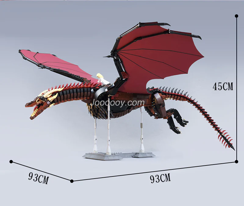 1899Pcs Red Ice Dragon Wesellion  Game of The Thrones - Image 3